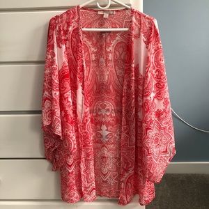 Vibrant Paisley Patterned Kimono Size S/M